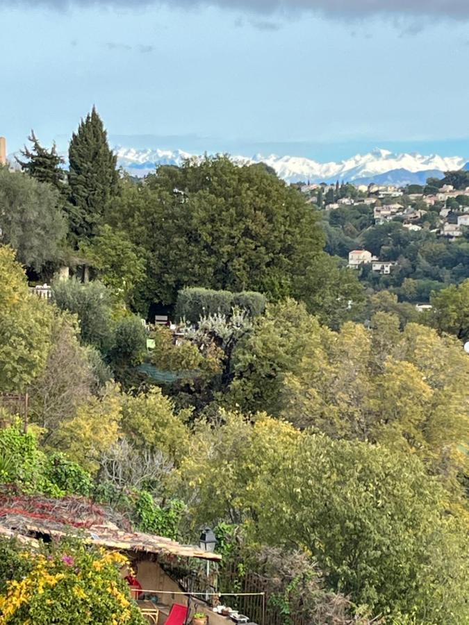 Bed & Breakfast Les Hauts De Cagnes Vue Mer Et Montagne Daire Dış mekan fotoğraf