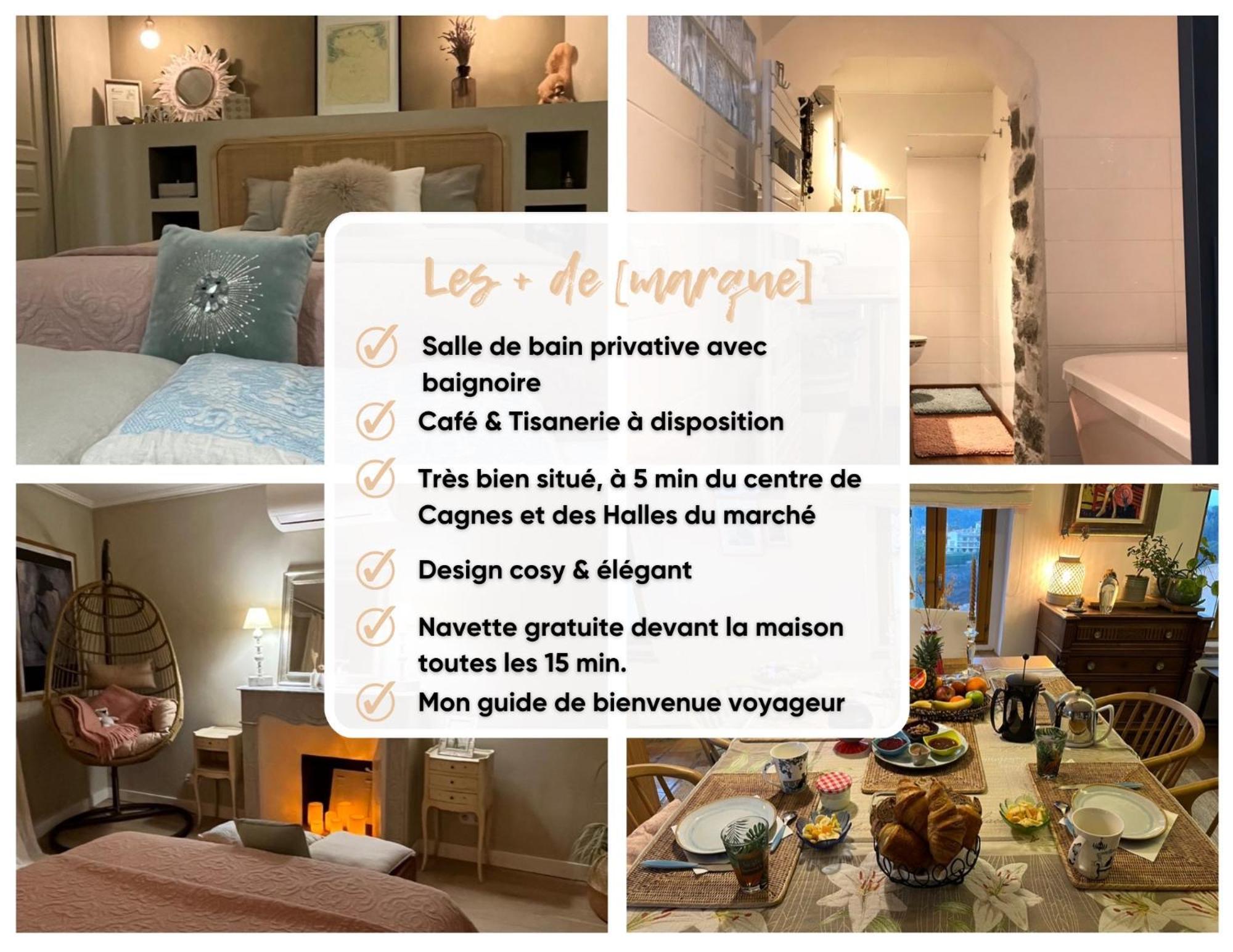 Bed & Breakfast Les Hauts De Cagnes Vue Mer Et Montagne Daire Dış mekan fotoğraf